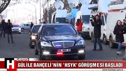 ABDULLAH GÜL DEVLET BAHÇELİ İLE GÖRÜŞTÜ