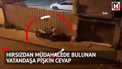 Hırsızdan müdahalede bulunan vatandaşa pişkin cevap: "Çalıyorum, ne yapacaksın"