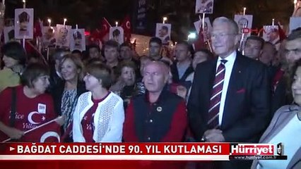 BAĞDAT CADDESİ'NDE 90. YIL KUTLAMALARI