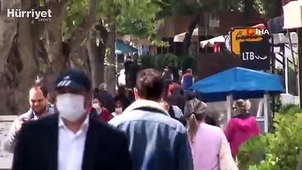 Vatandaşlar Corona Virüse aldırmadı, Bağdat Caddesi yine doldu