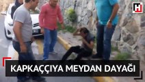 Kapkaççıya meydan dayağı kamerada