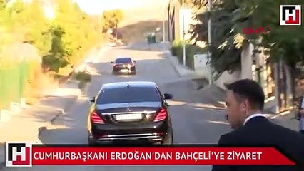 Cumhurbaşkanı Erdoğan'dan Bahçeli'ye ziyaret