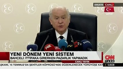 Bahçeli: "Bizde pişmanlık asla yoktur"