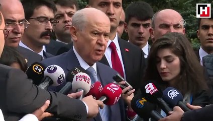 Bahçeli'den Demirtaş tepkisi: Başka aday mı yoktu