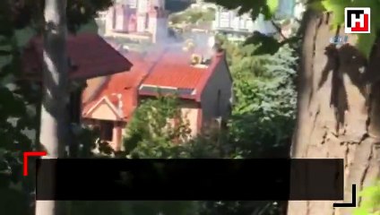 Bahçeşehir’de korkutan yangın
