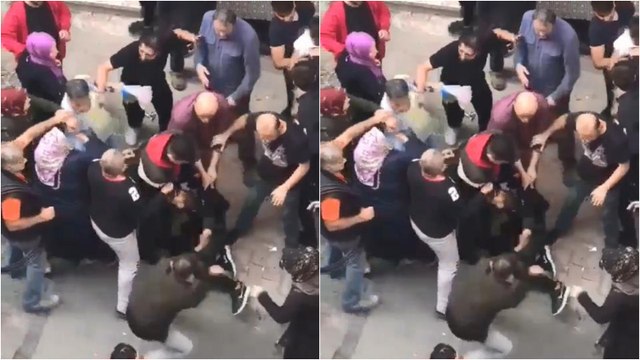 Esenler'de 15 yaşındaki kızı taciz ettiği iddia edilen şüpheliyi linçten polis kurtardı