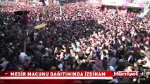 DENİZ DALGASI GİBİYDİLER! MESİR MACUNU BÖYLE DAĞITILDI