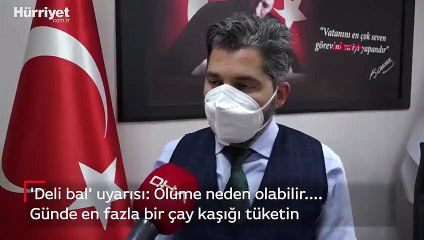 Karadeniz'de, 'deli bal' tehlikesi