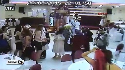Kazada ölen evli çiftin kına gecesi görüntüleri