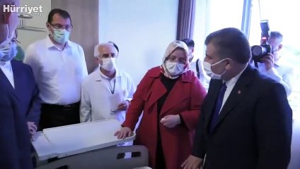 Bakanlar Soylu, Koca ve Selçuk, Sakarya'daki patlamada yaralananları ziyaret etti