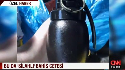 Silahlı bahis çetesinin otomobilinden cephanelik çıktı