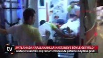 Yaralılar Bakırköy Devlet Hastanesi'ne getirildi