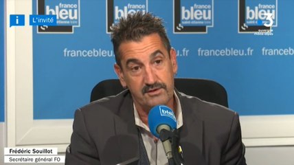 Frédéric Souillot, le secrétaire général de la confédération Force ouvrière