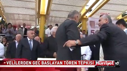 BAKAN BİNALİ YILDIRIM'I KIZDIRAN PROTESTO