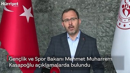 Bakanı Kasapoğlu açıklamalarda bulundu