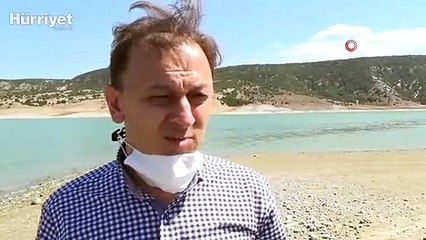 Barajda sular çekildi, binlerce balık sıcaktan öldü