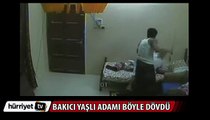 Bakıcının yaşlı adamı dövme görüntüleri ülkeyi ayğa kaldırdı