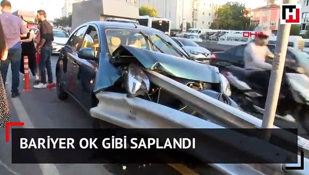 Bariyer ok gibi saplandı