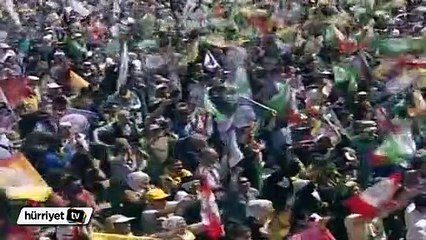 Demirtaş'tan protestocu kadın için: O hanımefendiye nazik davranın