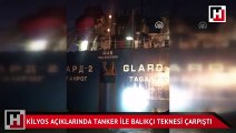 Kilyos açıklarında tanker ile balıkçı teknesi çarpıştı