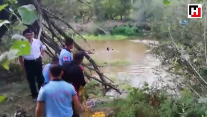 Balık tutmak için girdiği derede kayboldu