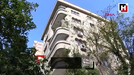 Şişli'de bir binanın balkonu çöktü