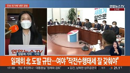 여야 "북한 규탄" 한목소리…안보 위기 책임은 '네탓' 공방