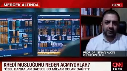 Prof. Dr. Sinan Alçın değerlendirdi: Özel bankalar kredi musluğunu neden açmıyorlar?