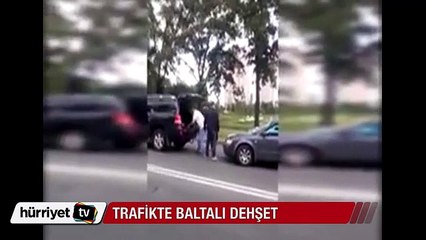 Rusya'da trafikte baltalı dehşet