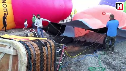 Kapadokya gökyüzü balon festivali ile şenlendi