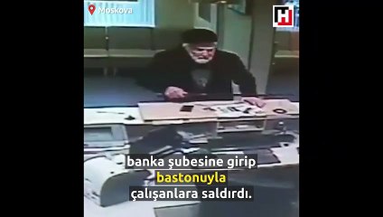 Emekli maaşını çekemeyen şahıs ortalığı birbirine kattı