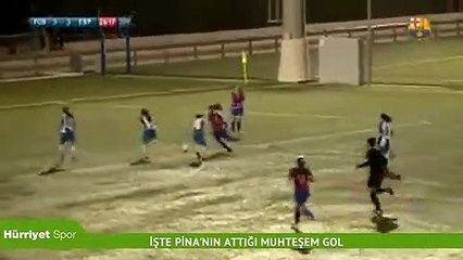 İşte Pina’nın attığı o muhteşem gol
