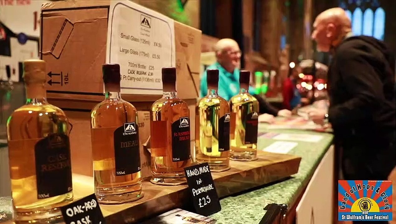 The Land of Hops and Glory Beer Festival at St Wulfram's in Grantham is