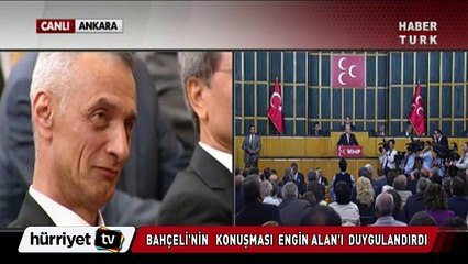 Engin Alan'ın duygulandığı an