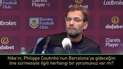 Klopp’tan Coutinho reklamına yanıt