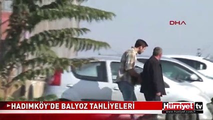 HADIMKÖY'DE BALYOZ TAHLİYELERİ