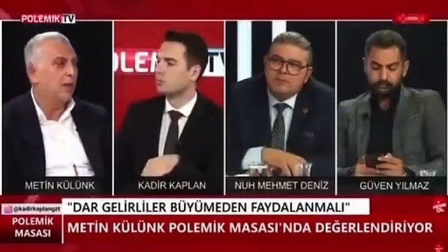 Metin Külünk soru soran gazeteciyi canlı yayında azarladı