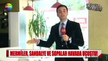 Mermiler, sandalye ve sopalar havada uçuştu