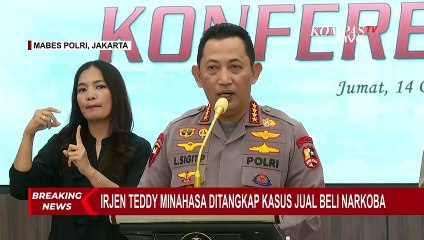 Jual Beli Narkoba, Irjen Teddy Minahasa Ditangkap!