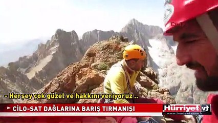 CİLO-SAT DAĞLARI'NA BARIŞ TIRMANIŞI