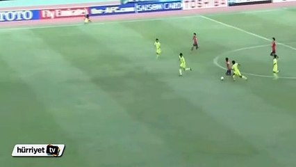 Barcelona'nın çekik gözlü yıldız adayından Maradona golü