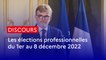Elections professionnelles : allocution du ministre Marc Fesneau