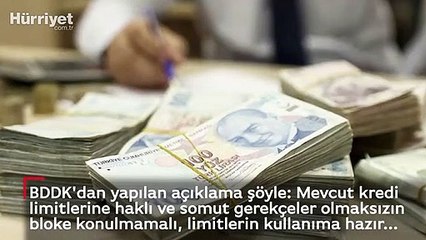 BDDK'dan banka müşterilerine kolaylık mesajı