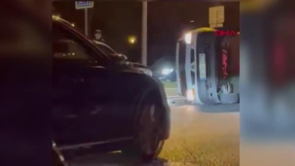 Son dakika haberi: BEYLİKDÜZÜ'NDE KAZADAN KAÇAN ARAÇ YAN YATTI