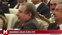 İÇİŞLERİ BAKANI MUAMMER GÜLER İSTİFA ETTİ