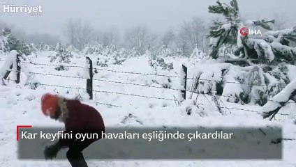 Karın tadını oyun havaları eşliğinde çıkardılar