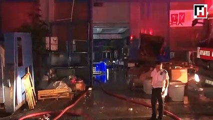 Başakşehir'de fabrika yangını