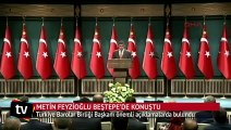 Türkiye Barolar Birliği Başkanı Metin Feyzioğlu Beştepe’de konuştu