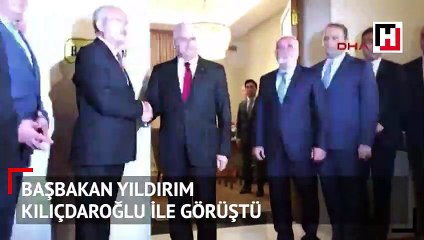 Başbakan Yıldırım , Kılıçdaroğlu ile görüştü
