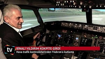 “Müstakbel Başbakan”a ilk kutlama hava trafik kontrolörlerinden